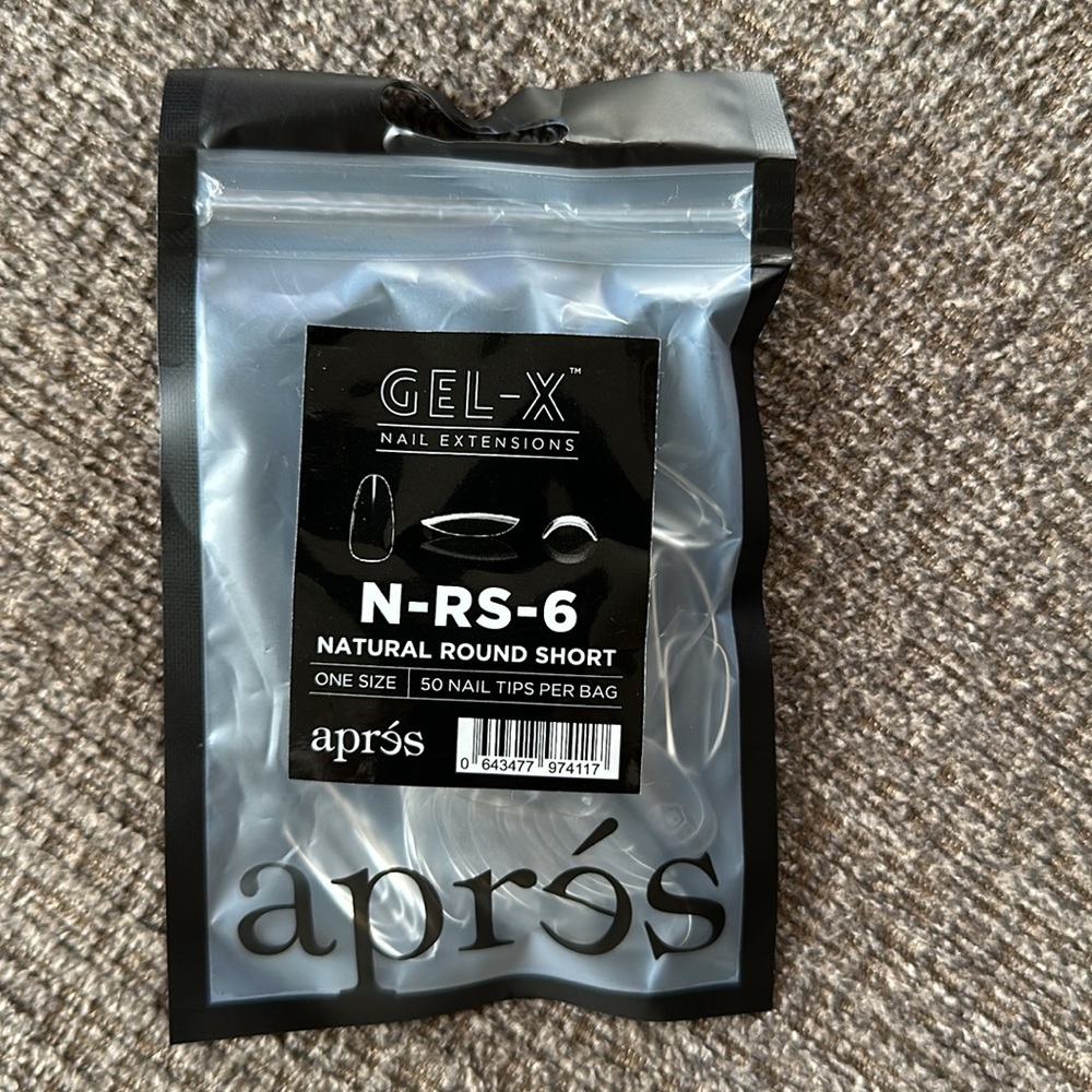 Natural Round Short Refill (50 tips per bag) N-RS-6